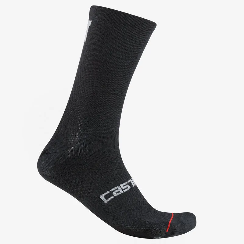 Calze Castelli Como 20 Thermal - Nero