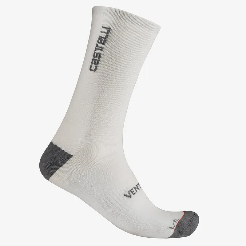 Calze Castelli Venti Soft Merino - Bianco