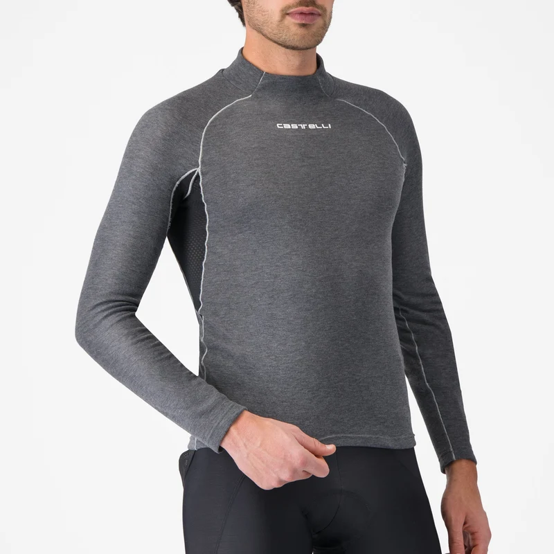 Maglia intima maniche lunghe Castelli Flanders 2 - Grigio