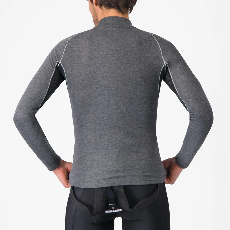 Maglia intima maniche lunghe Castelli Flanders 2 - Grigio