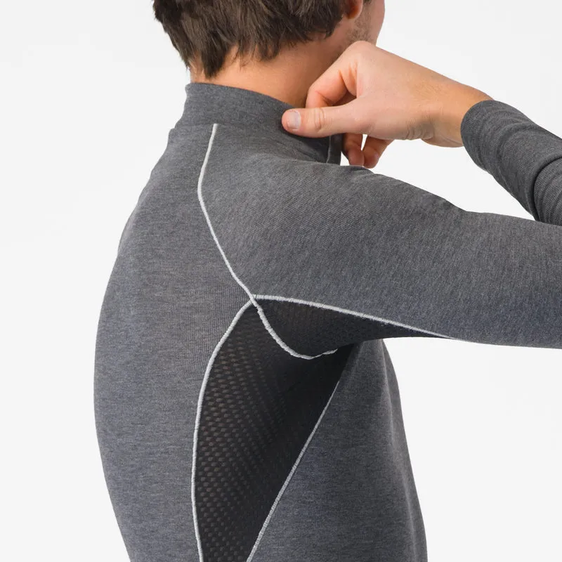 Maglia intima maniche lunghe Castelli Flanders 2 - Grigio