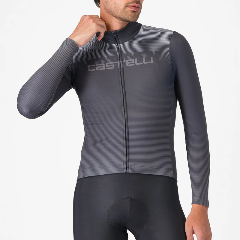 Maglia maniche lunghe Castelli Apice - Grigio