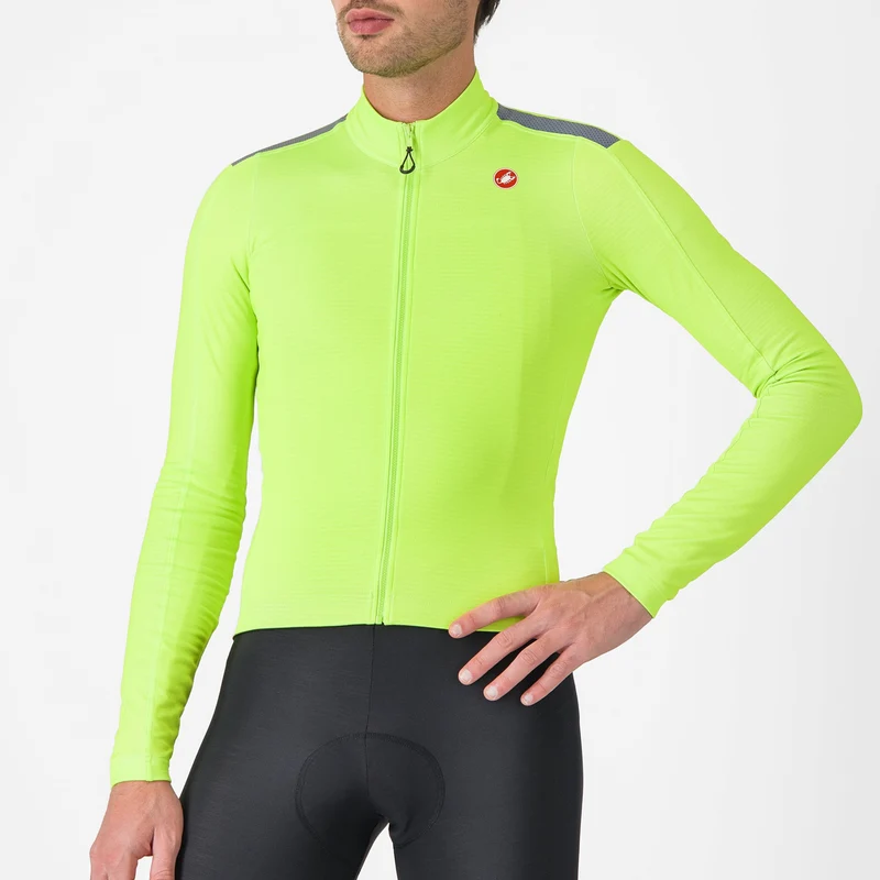 Maglia maniche lunghe Castelli Puro 4 - Giallo