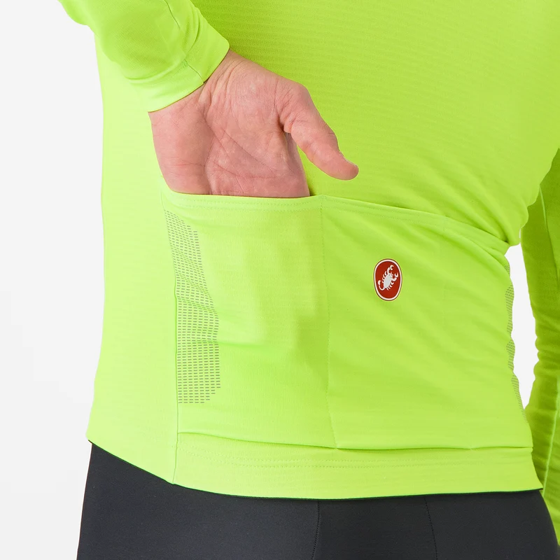 Maglia maniche lunghe Castelli Puro 4 - Giallo