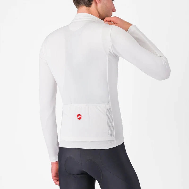 Maglia maniche lunghe Castelli Puro 4 - Bianco