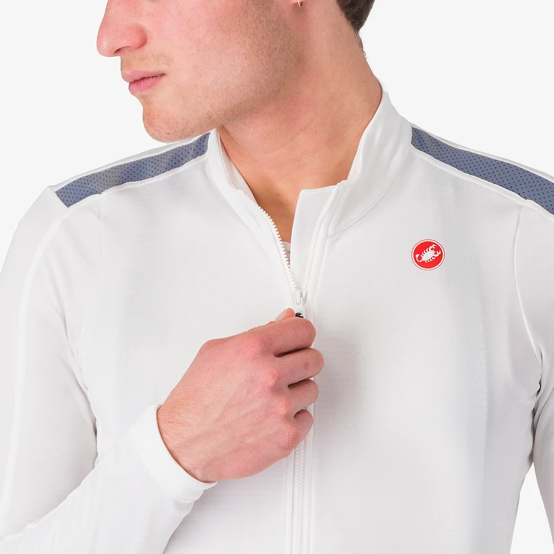 Maglia maniche lunghe Castelli Puro 4 - Bianco