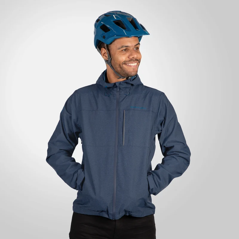 Giacca Endura Hummvee Waterproof Hooded - Blu