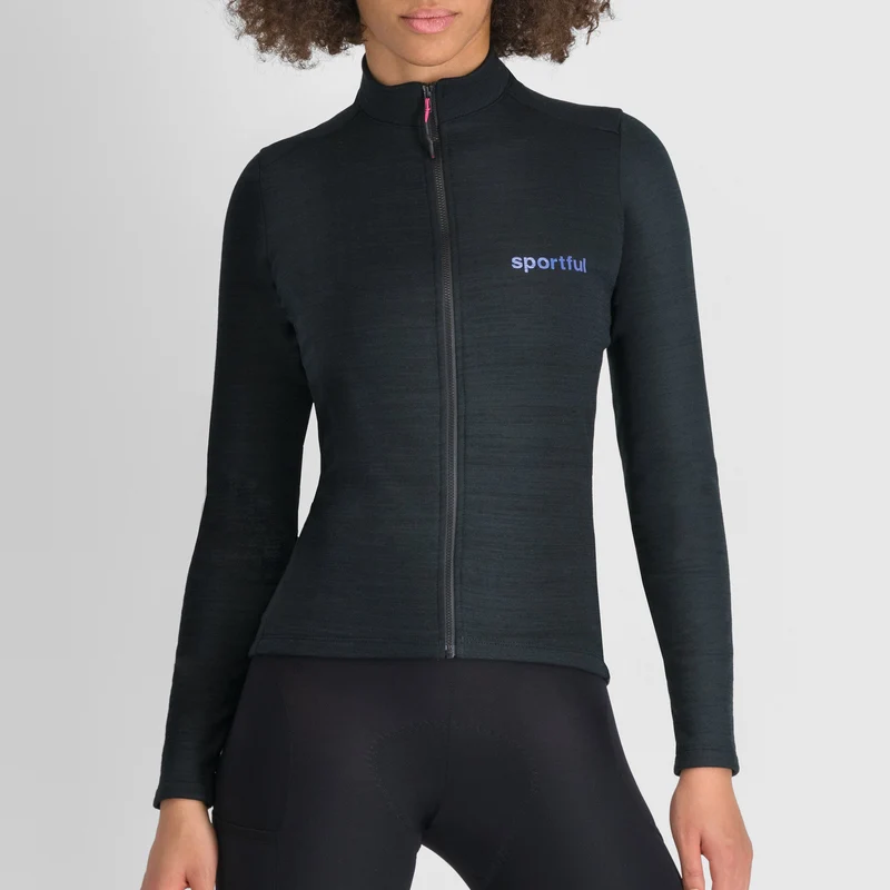 Maglia donna maniche lunghe Sportful Supergiara Wool - Nero