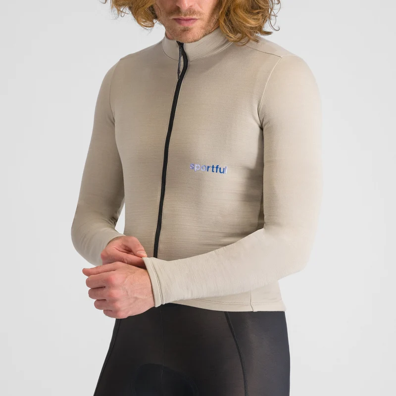 Maglia maniche lunghe Sportful Supergiara Wool - Beige