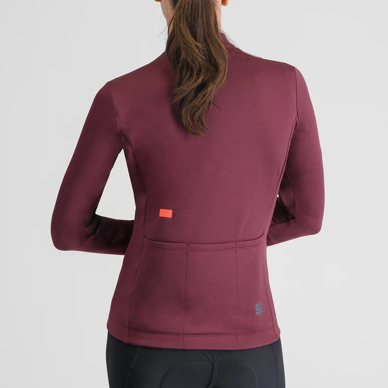 Maglia donna maniche lunghe Sportful Classic Thermal - Bordeaux
