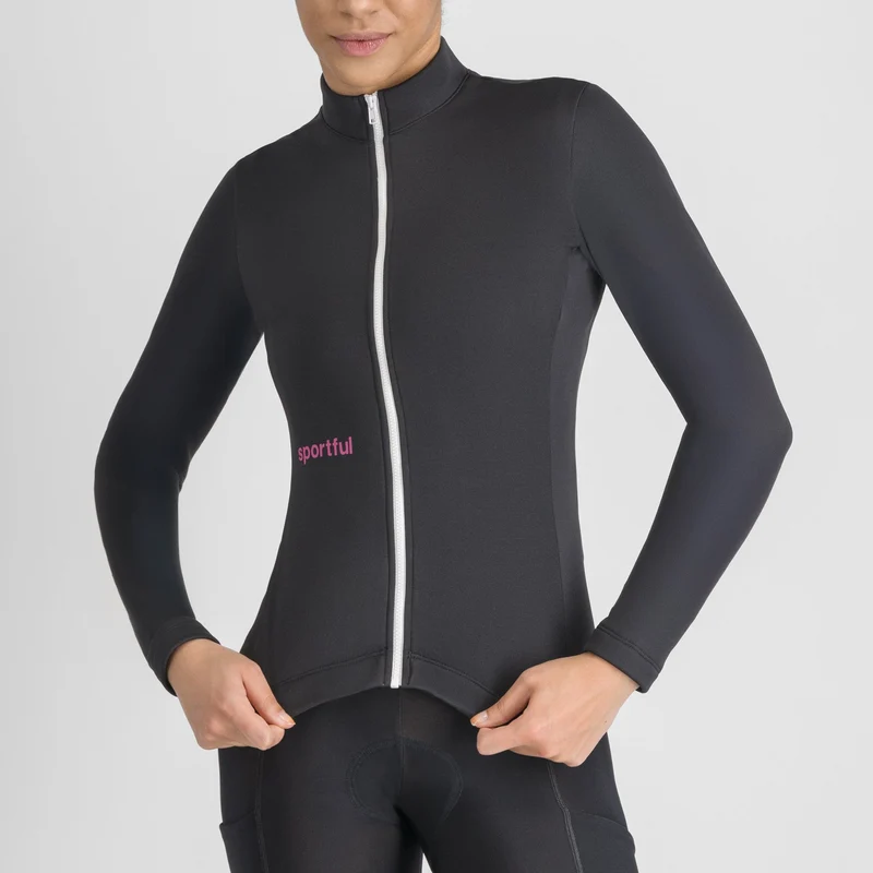 Maglia donna maniche lunghe Sportful Classic Thermal - Nero