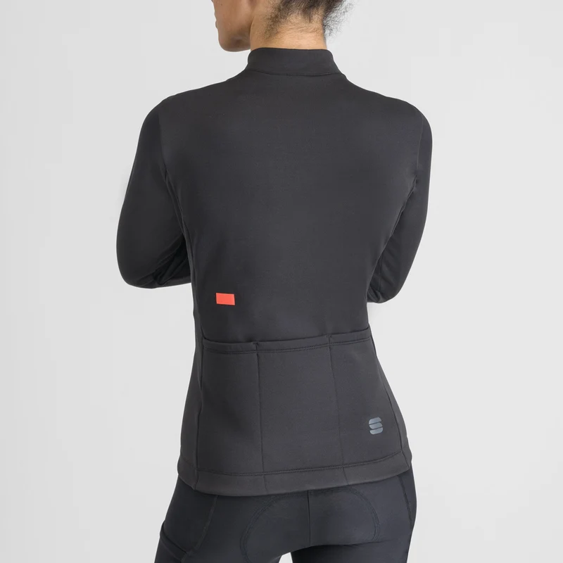 Maglia donna maniche lunghe Sportful Classic Thermal - Nero