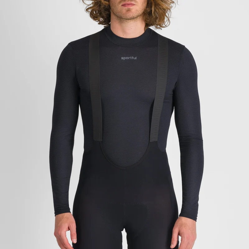 Maglia intima maniche lunghe Sportful Merino Layer Tee - Nero