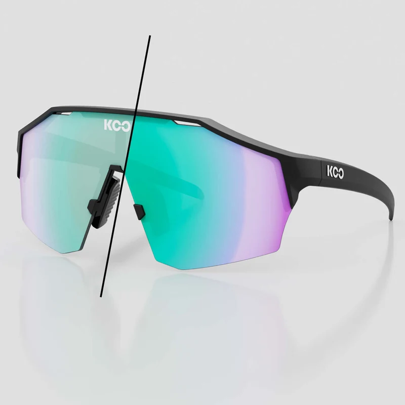 Occhiali KOO Alibi - Black Matt Green Photo