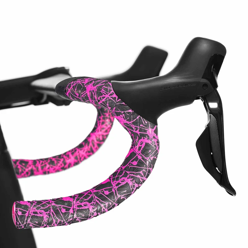 Nastro Manubrio Supacaz Super Sticky Kush Splat - Pink
