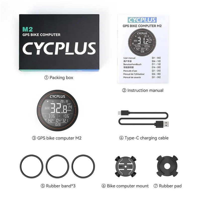 Gps Bike Computer Cycplus M2