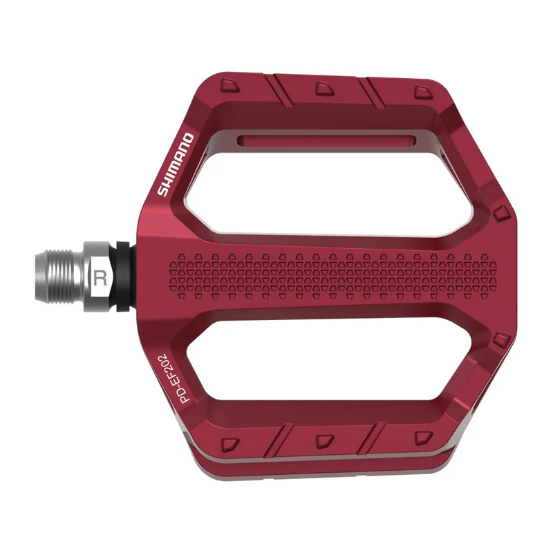 Pedali Shimano PD-EF202 Flat - Rosso