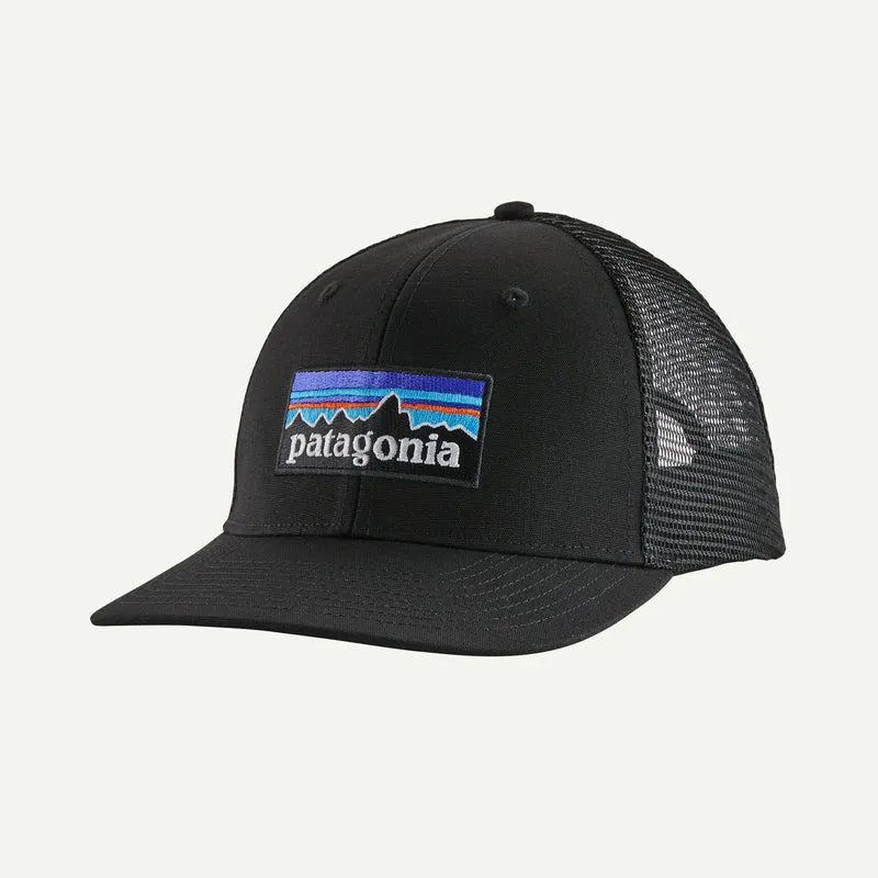 Cappellino Patagonia P-6 Logo Trucker - Nero