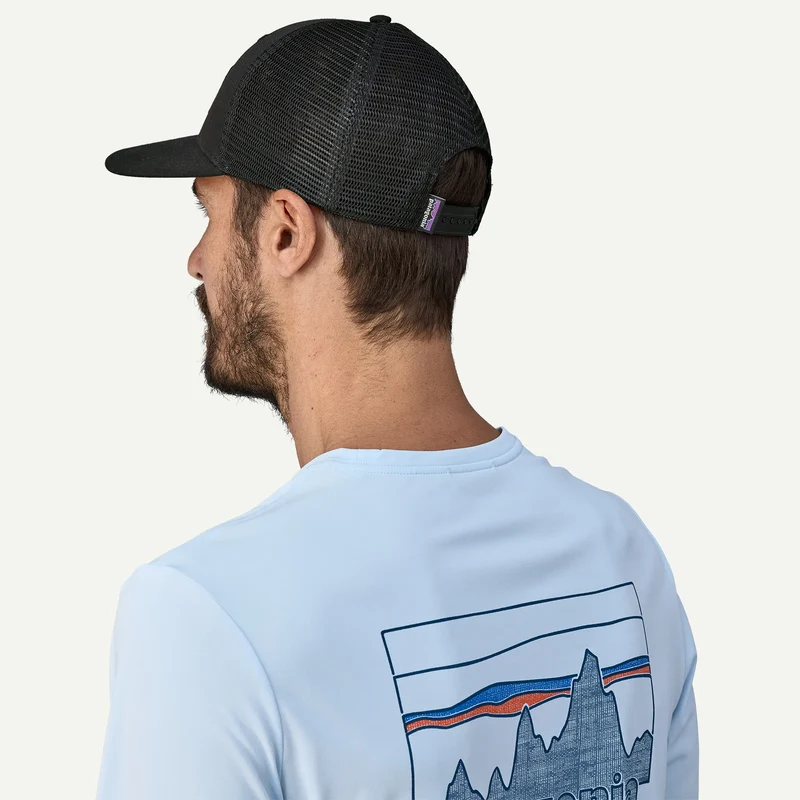 Cappellino Patagonia P-6 Logo Trucker - Nero