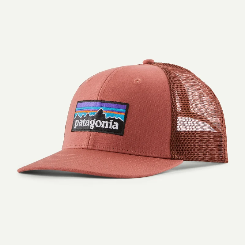 Cappellino Patagonia P-6 Logo Trucker - Rosso