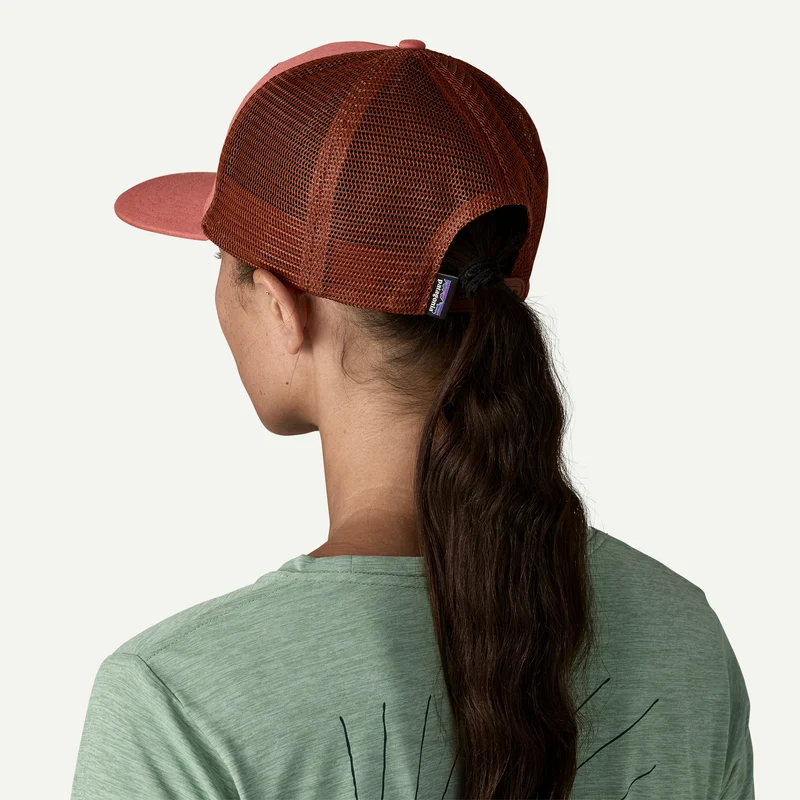 Cappellino Patagonia P-6 Logo Trucker - Rosso
