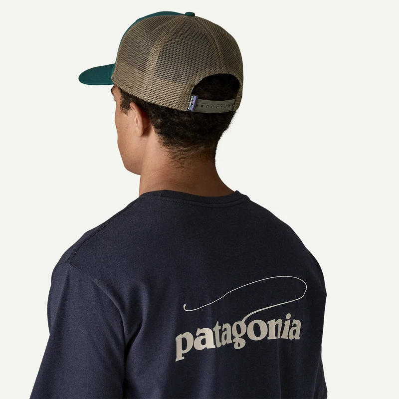 Cappellino Patagonia P-6 Logo Trucker - Verde