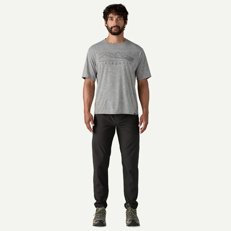 T-Shirt Patagonia Cap Cool Daily Graphic - Grigio scuro