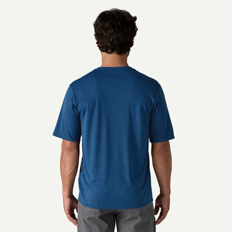 T-Shirt Patagonia Cap Cool Daily Graphic - Blu