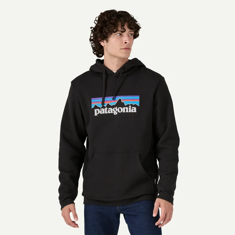 Felpa Patagonia P-6 Logo Uprisal Hoody - Nero
