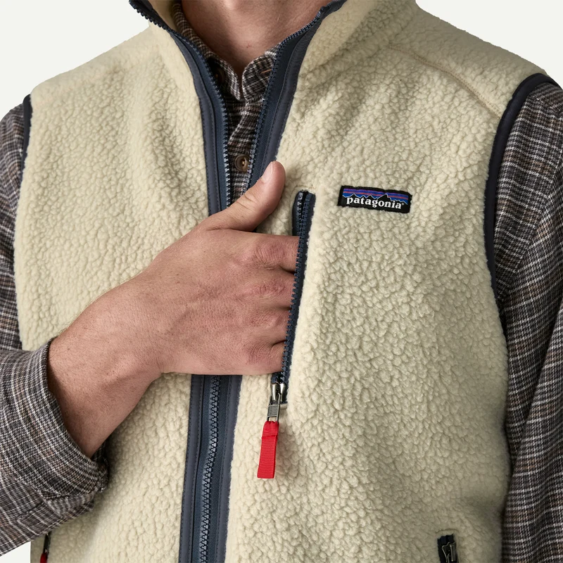 Gilet Patagonia Retro Pile Fleece - Beige