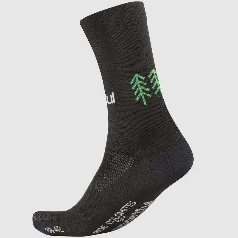 Calze Sportful Ride Dolomites The Woods - Nero