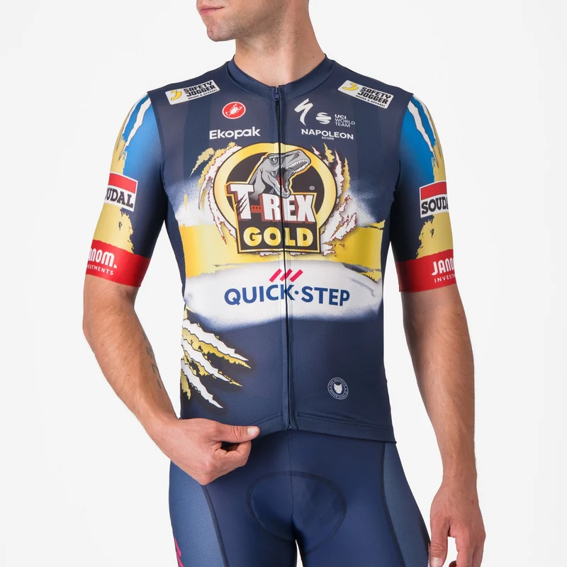 Maglia Castelli T-Rex Gold Quick-Step 2025 Competizione 3