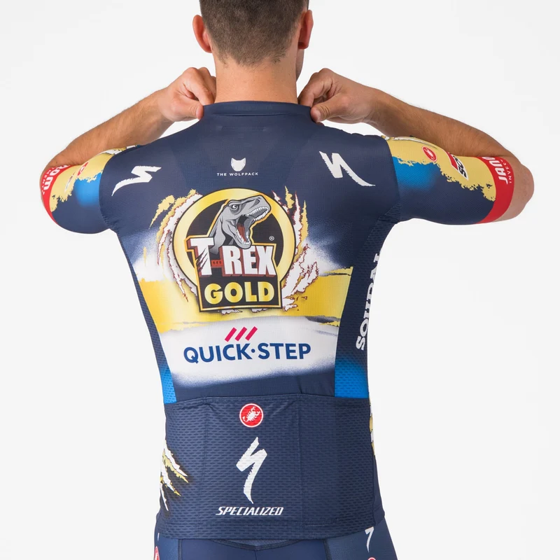 Maglia Castelli T-Rex Gold Quick-Step 2025 Competizione 3