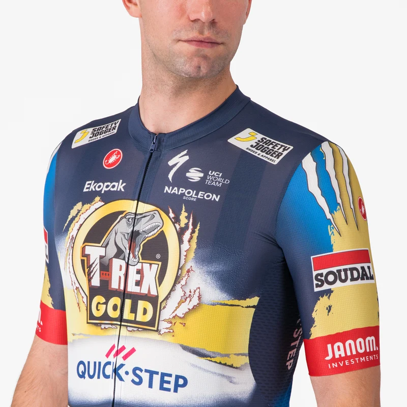 Maglia Castelli T-Rex Gold Quick-Step 2025 Competizione 3