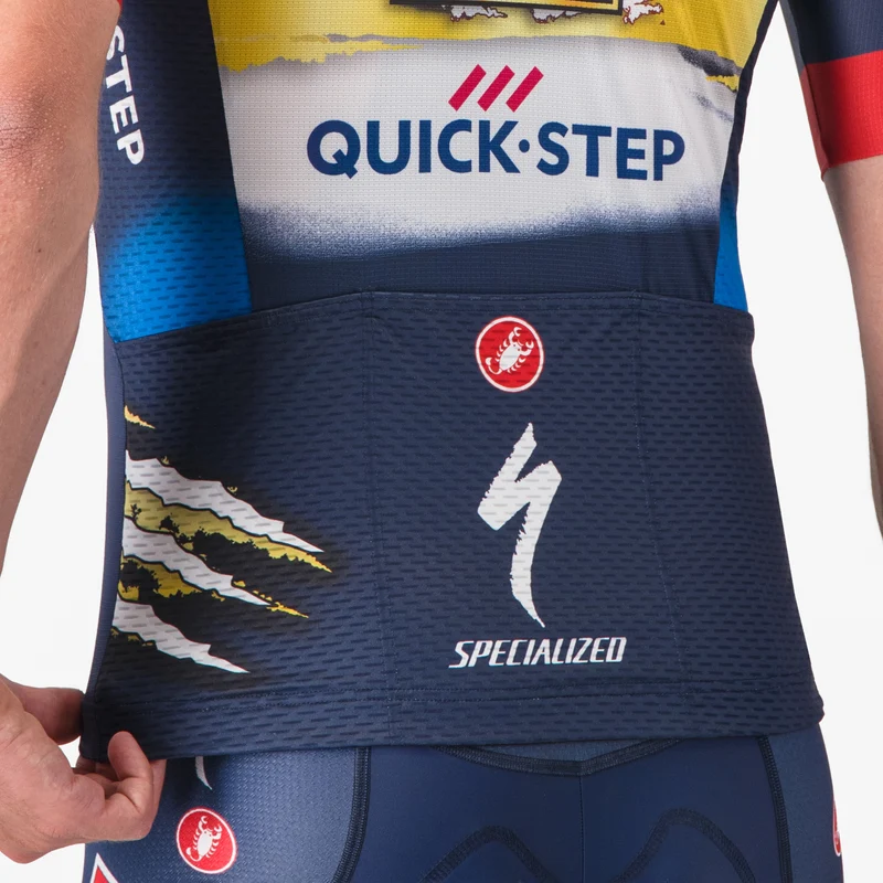 Maglia Castelli T-Rex Gold Quick-Step 2025 Competizione 3