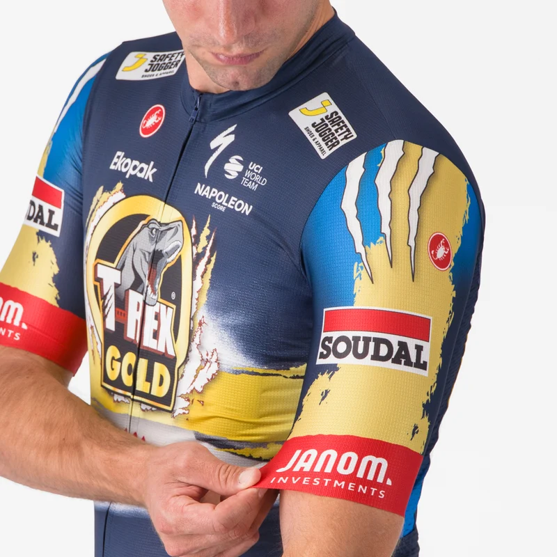 Maglia Castelli T-Rex Gold Quick-Step 2025 Competizione 3