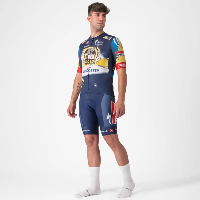 Maglia Castelli T-Rex Gold Quick-Step 2025 Competizione 3