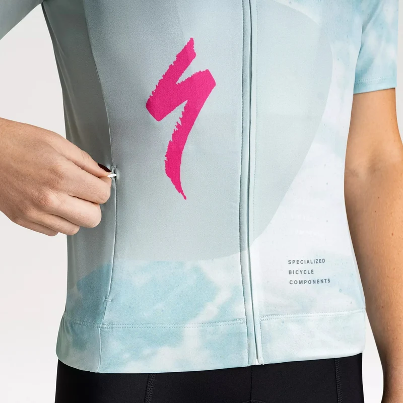 Maglia donna Specialized Foundation Graphic - Azzurro