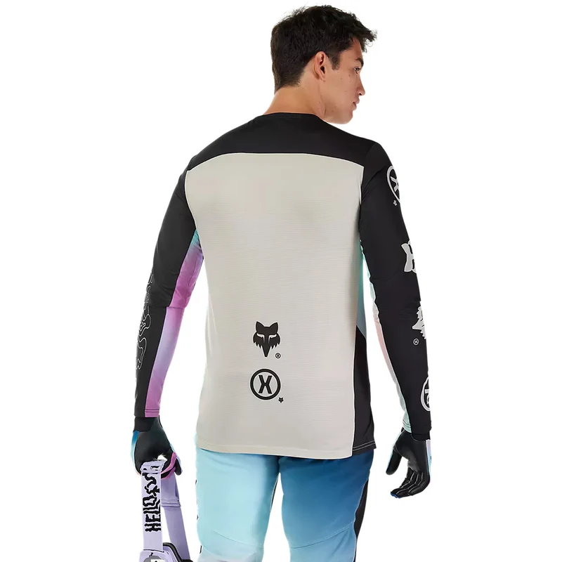 Maglia maniche lunghe Fox Flexair Hello Future - Nero