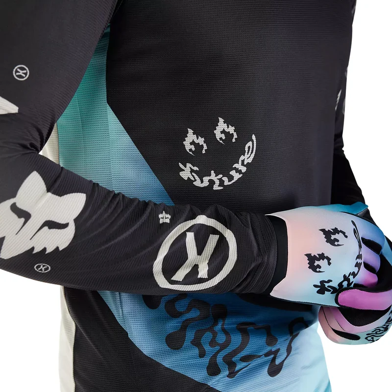Maglia maniche lunghe Fox Flexair Hello Future - Nero