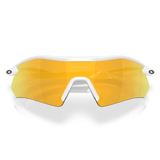 Occhiali Oakley Radar Plate - Polished White Prizm 24k Polarized