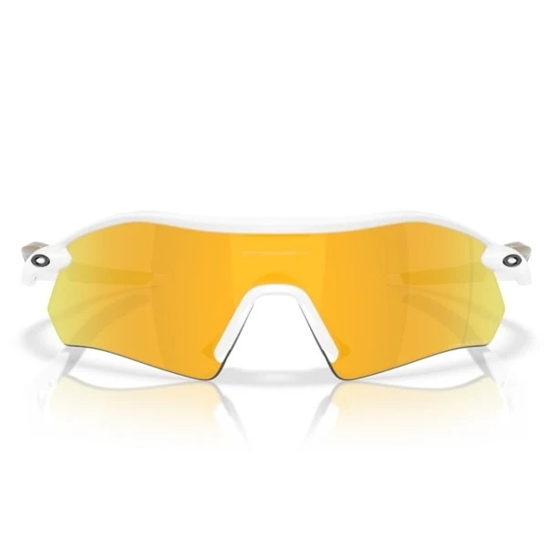 Occhiali Oakley Radar Plate - Polished White Prizm 24k Polarized