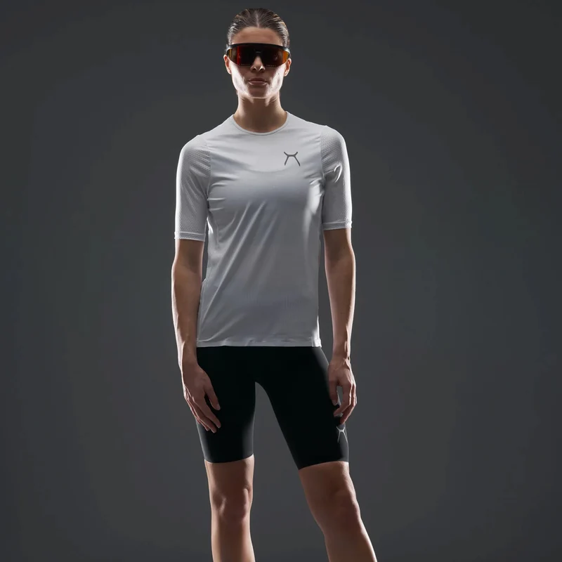 Maglia running Donna Hardskin Formulae - Bianco