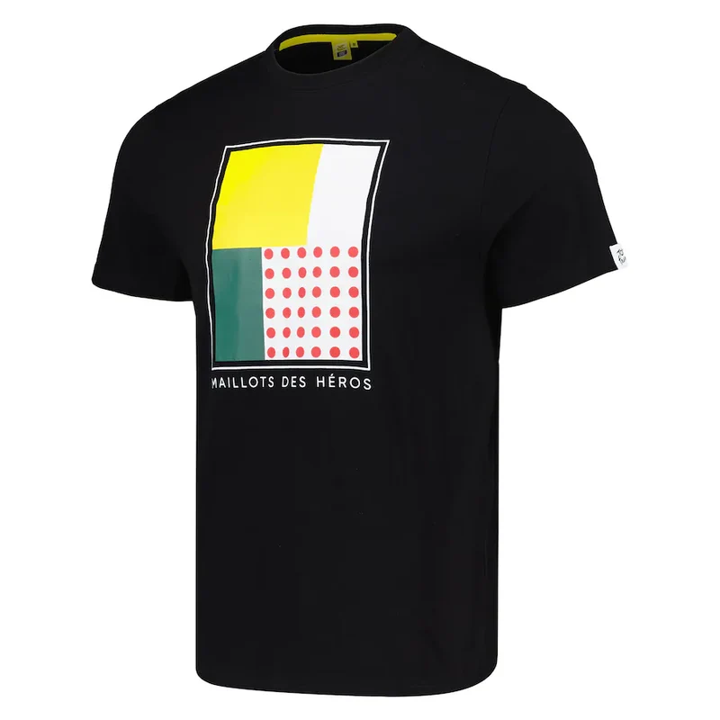 T-Shirt Tour de France Colors - Nero