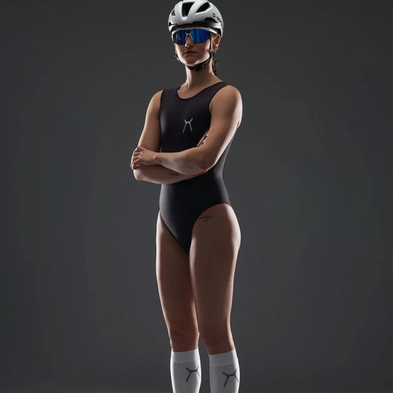 Costume senza maniche donna Hardskin Formulae Triathlon - Nero