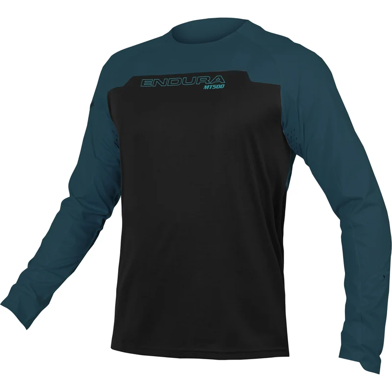Maglia maniche lunghe Endura MT500 Burner - Blu