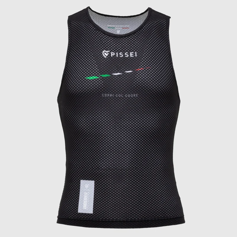 Maglia intima senza maniche Pissei Attaque - Nero Italia