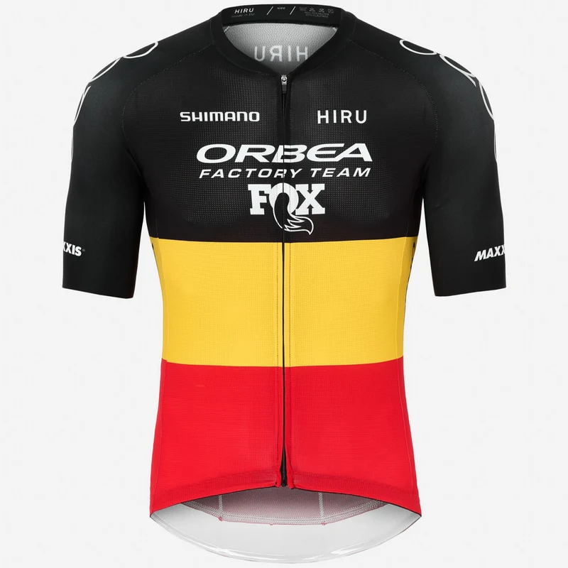 Maglia Hiru Orbea Factory Team 2025 Core - Campione Belga