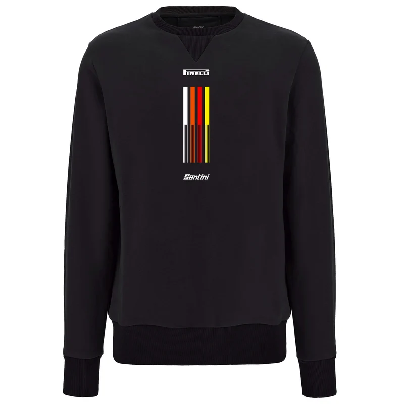 Felpa Santini x PIRELLI Tape - Nero