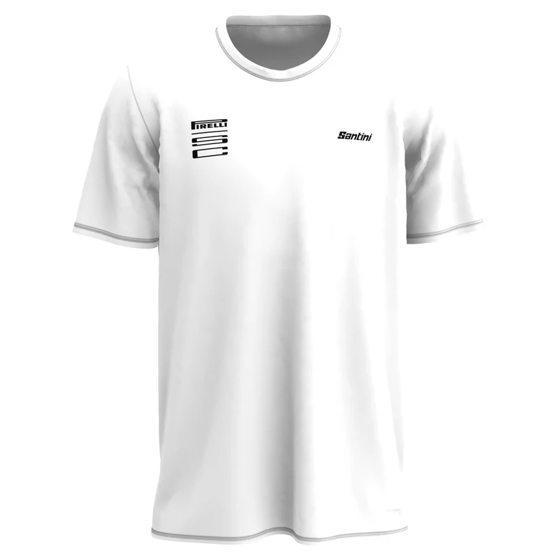 T-Shirt Santini x PIRELLI Ruota - Bianco